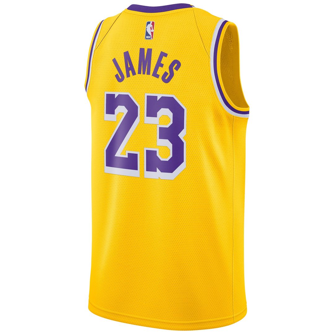 LeBron James | Los Angeles Lakers | Swingman Player Jersey Gold - Icon Edition
