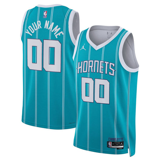 Charlotte Hornets | Unisex Swingman Custom Jersey Teal - Icon Edition