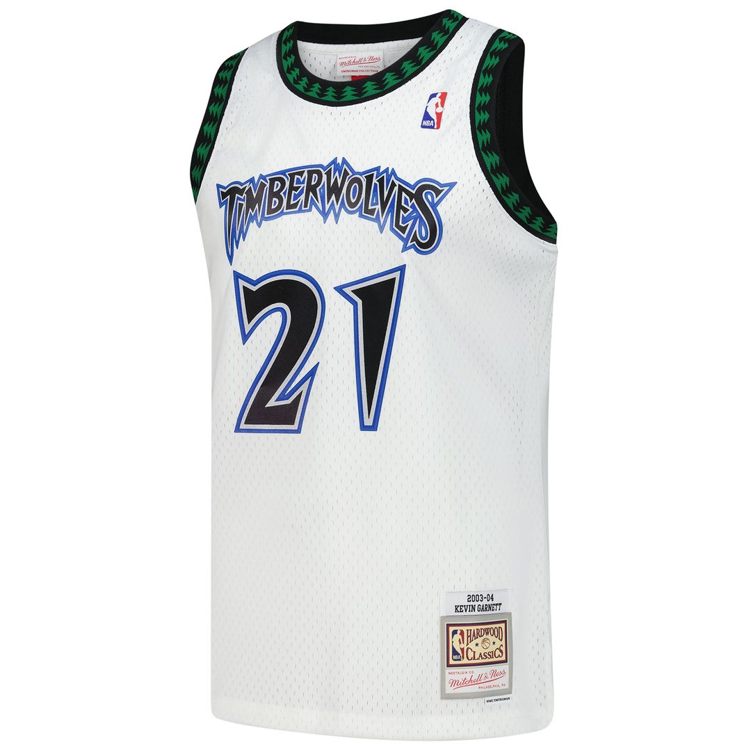 Kevin Garnett | Minnesota Timberwolves | Hardwood Classics Swingman Jersey - White