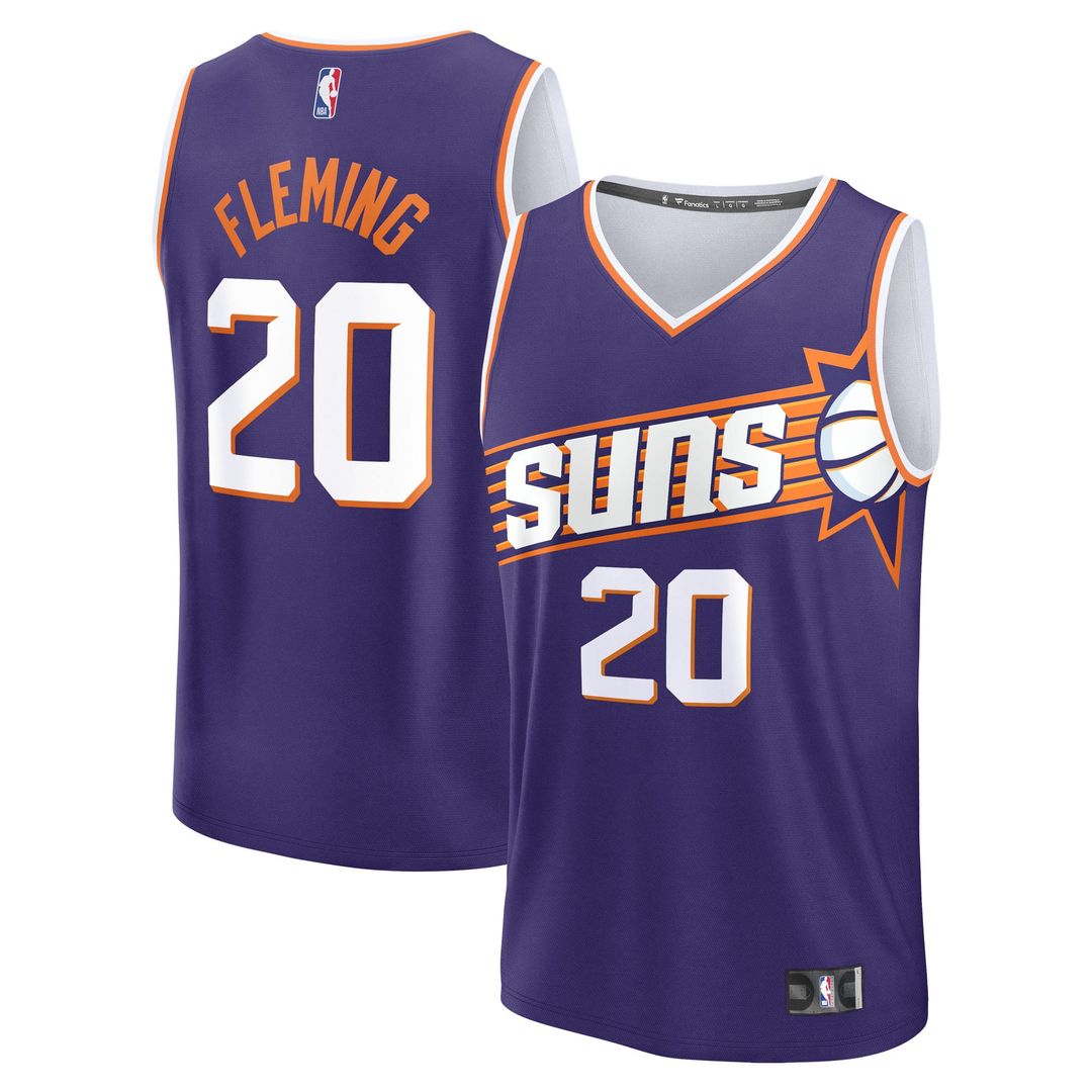 Rasheer Fleming | Phoenix Suns | Fast Break Replica Jersey - Purple - Icon Edition