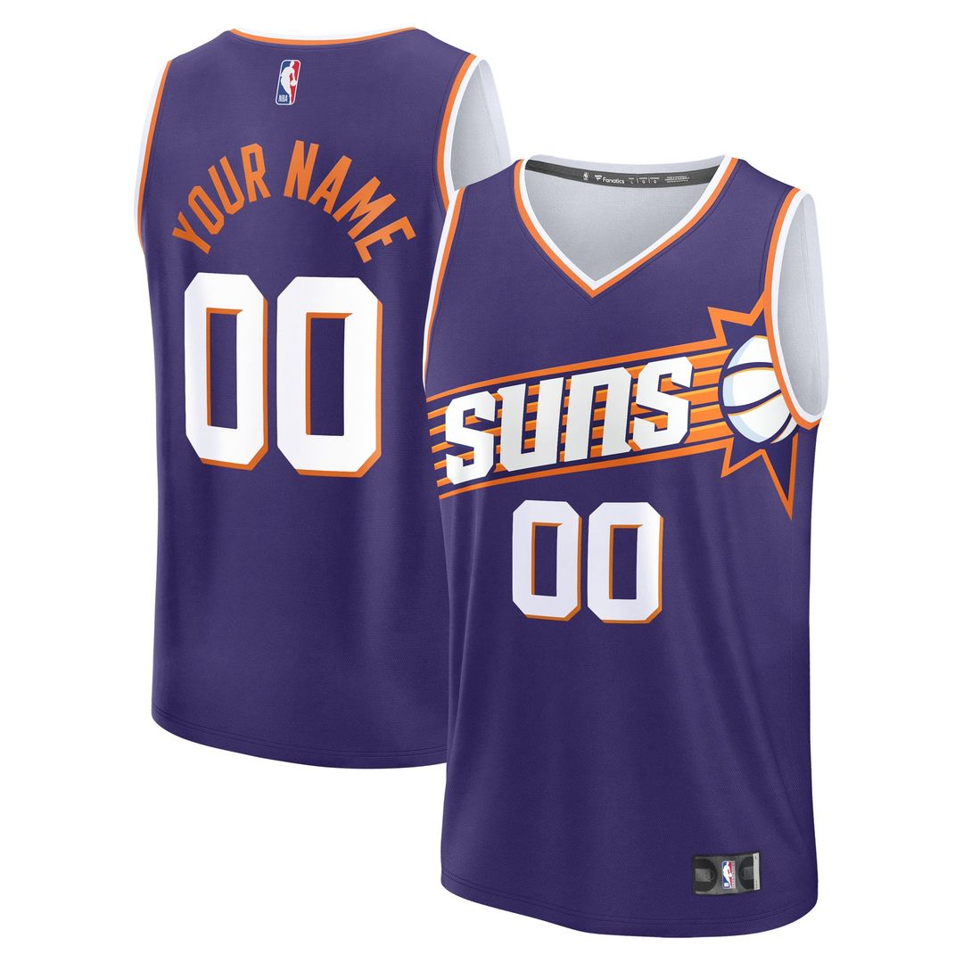 Phoenix Suns | Youth Fast Break Custom Jersey - Statement Edition - Black
