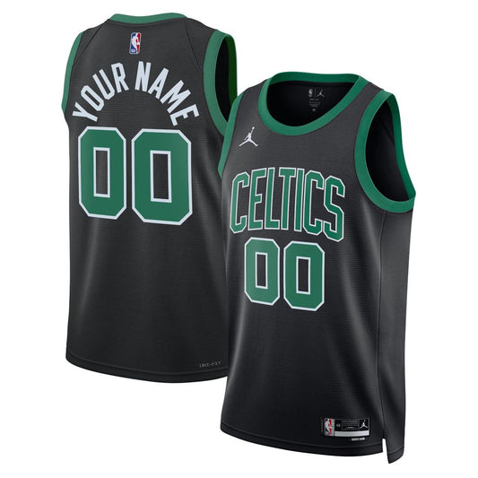 Boston Celtics | Unisex 2022/23 Swingman Custom Jersey - Statement Edition - Black