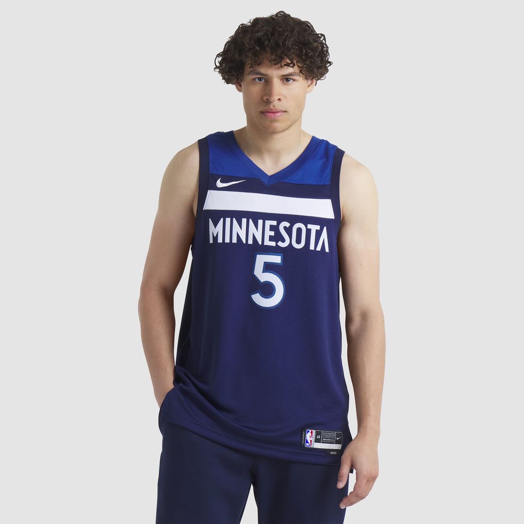 Anthony Edwards | Minnesota Timberwolves | Unisex Swingman Jersey - Icon Edition - Navy