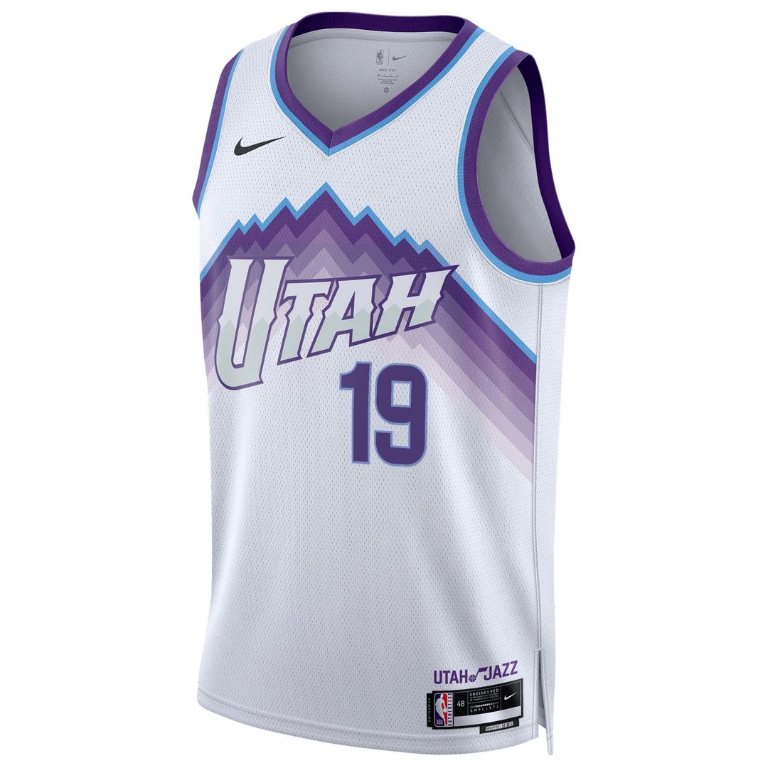 Ace Bailey | Utah Jazz | Unisex Swingman Jersey - Association Edition - White