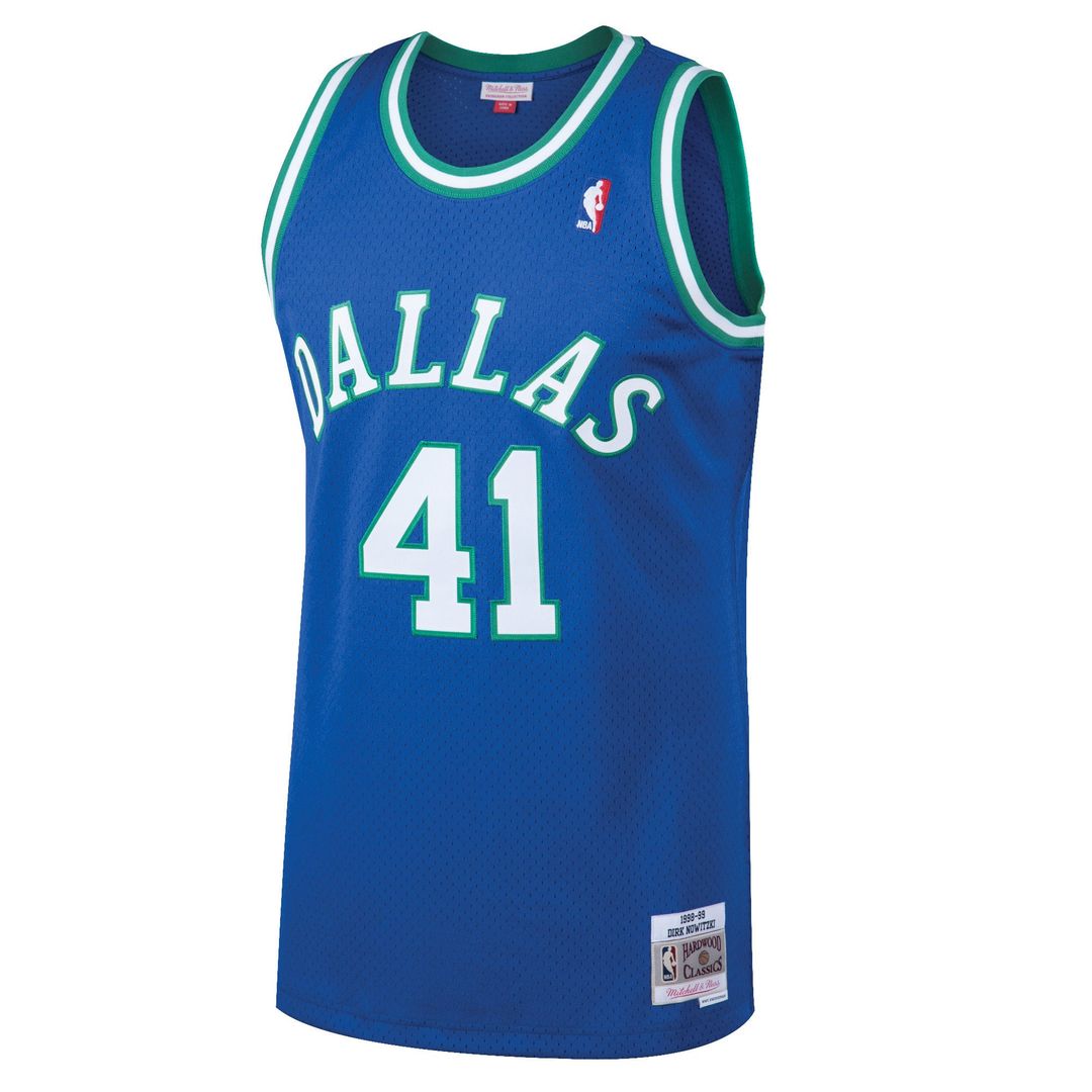 Dirk Nowitzki | Dallas Mavericks | 2011/12 Hardwood Classics Swingman Jersey - Navy
