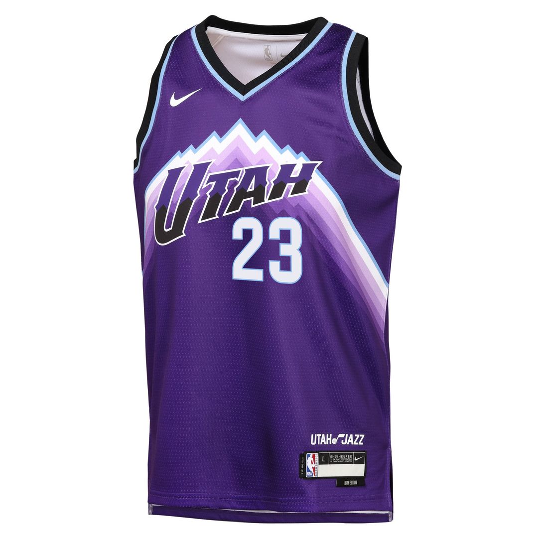Lauri Markkanen | Utah Jazz | Youth Icon Edition Swingman Jersey - Purple