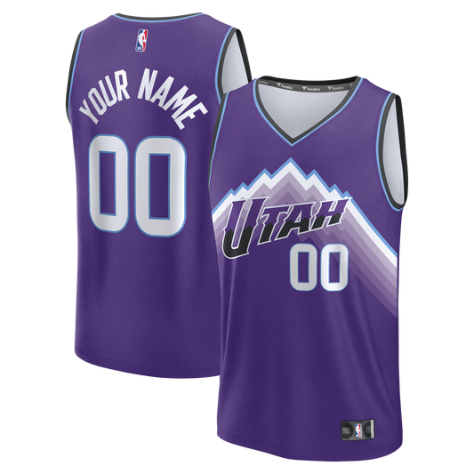 Utah Jazz | Fast Break Replica Custom Jersey - Purple - Icon Edition