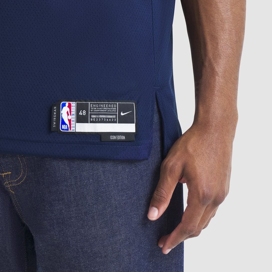 Nikola Jokic | Denver Nuggets | Unisex Swingman Jersey - Icon Edition - Navy