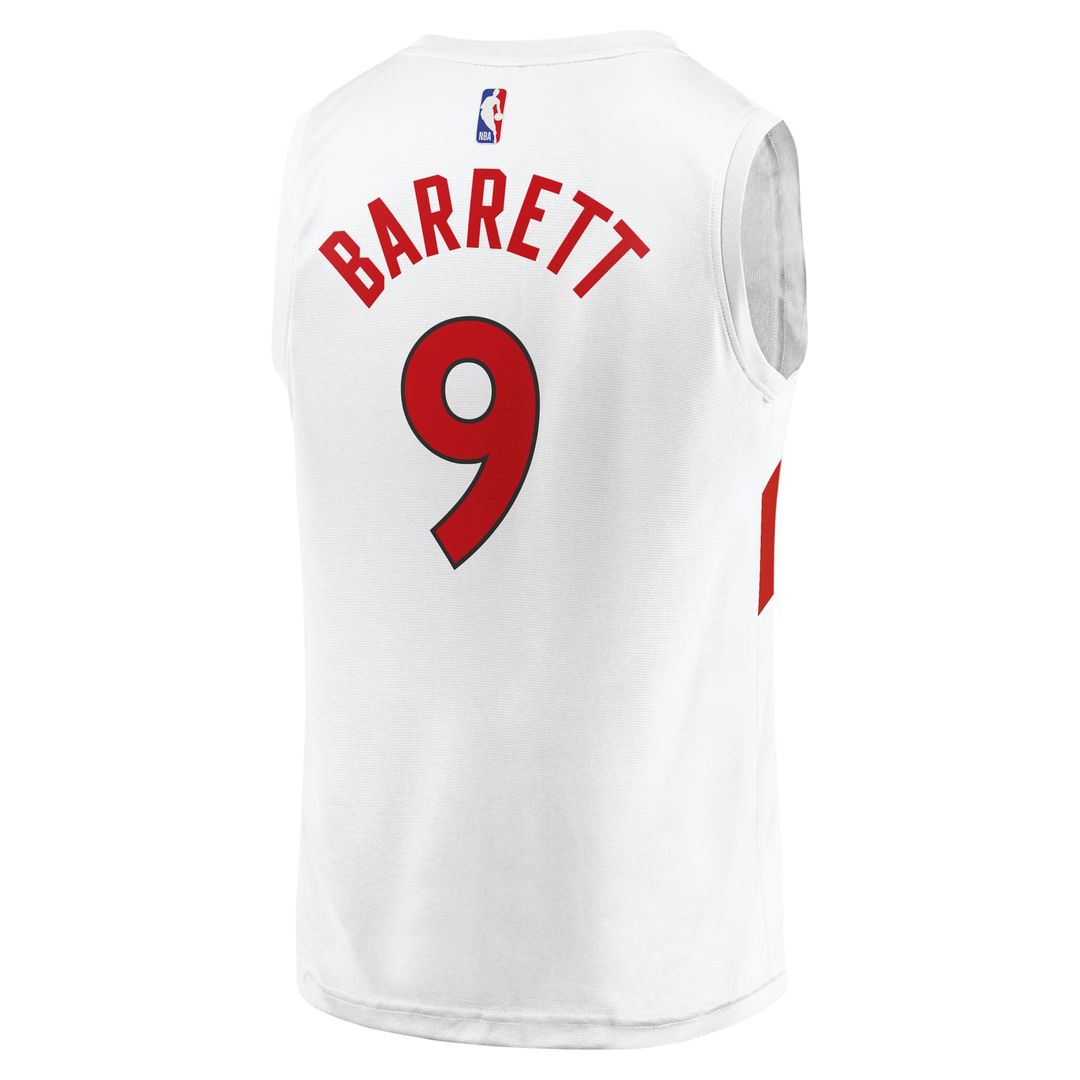 RJ Barrett | Toronto Raptors | Fast Break Player Jersey - Association Edition - White