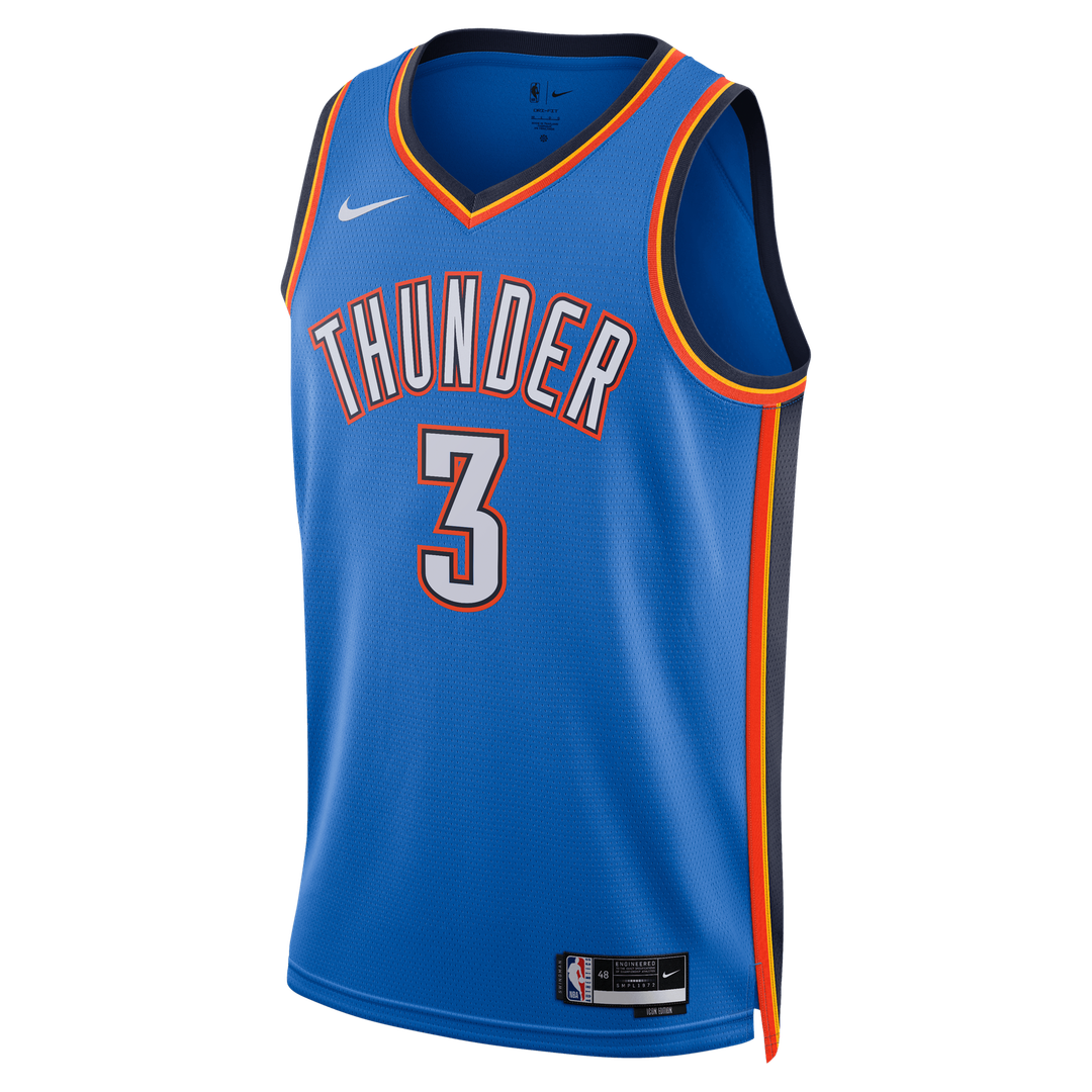 Jared McCain | Oklahoma City Thunder | Unisex Swingman Jersey - Icon Edition - Blue
