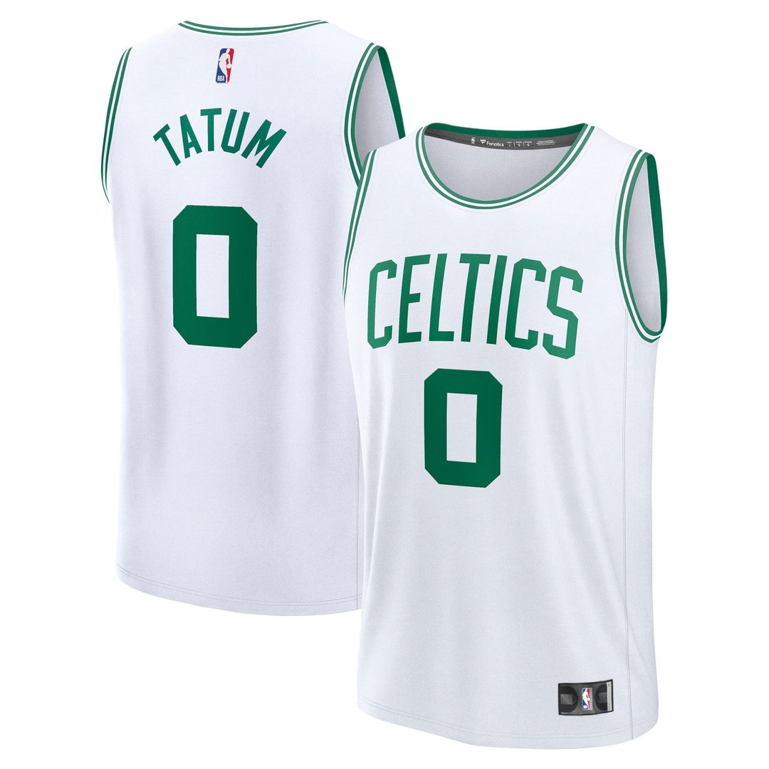 Jayson Tatum | Boston Celtics | Fast Break Replica Player Jersey - Association Edition - White