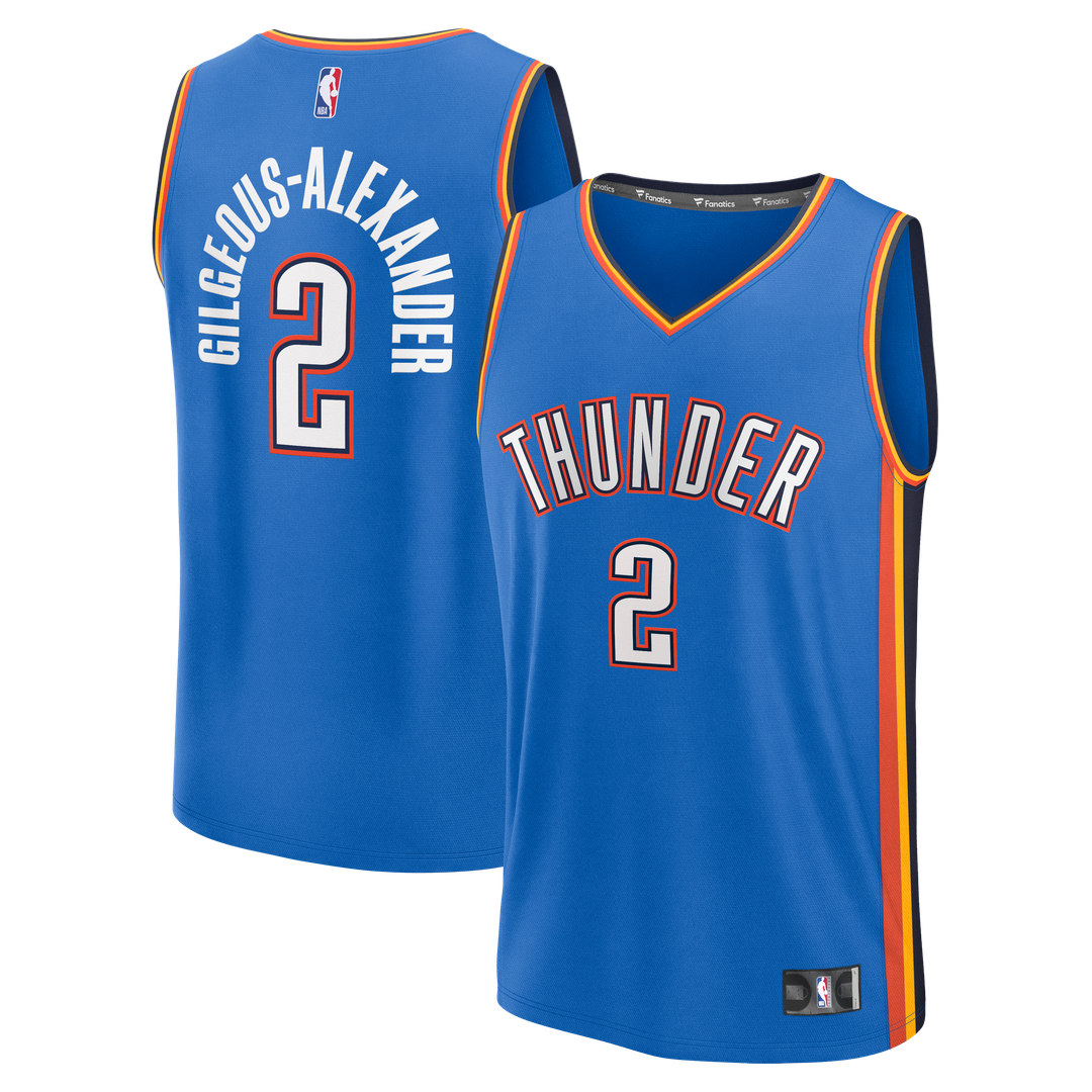 Shai Gilgeous-Alexander | Oklahoma City Thunder | Fast Break Replica Player Jersey - Icon Edition - Blue