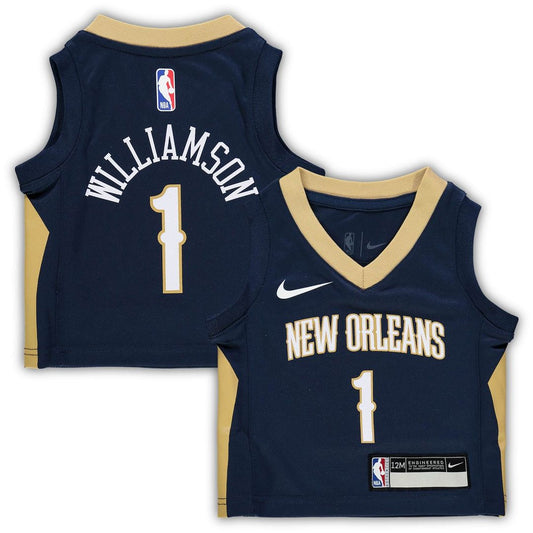 Zion Williamson | New Orleans Pelicans | Infant Replica Jersey - Icon Edition - Navy