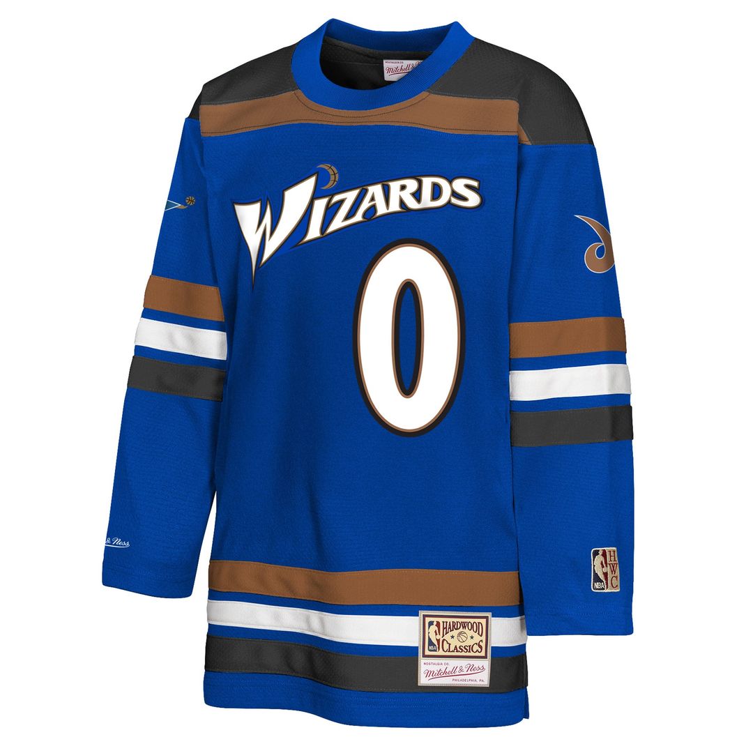 Gilbert Arenas | Washington Wizards | Youth Maxxed Out 2.0 Fashion Hockey Jersey - Blue