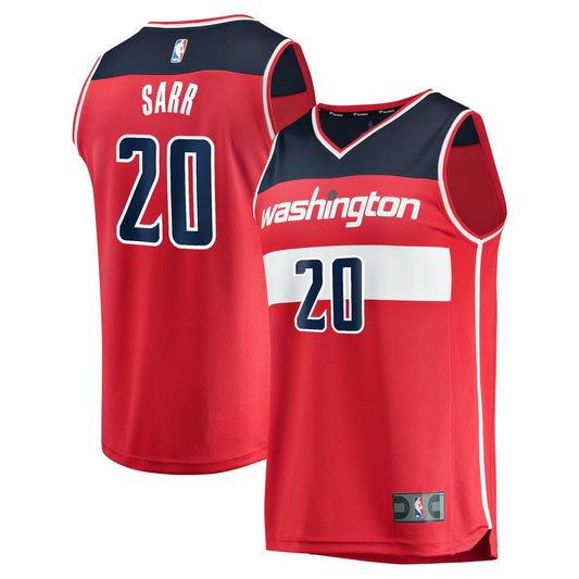 Alexandre Sarr | Washington Wizards | Fast Break Replica Player Jersey - Icon Edition - Red