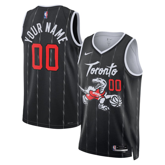 Toronto Raptors | Unisex 2025/26 City Edition Swingman Custom Jersey - Black