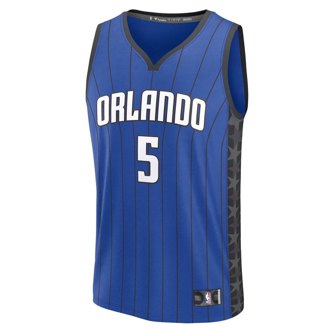 Paolo Banchero | Orlando Magic | Fast Break Replica Player Jersey - Statement Edition - Blue