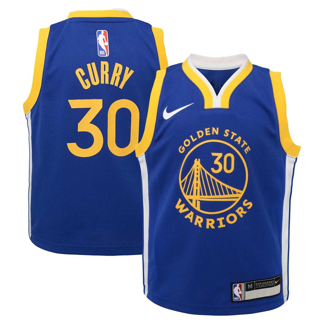 Stephen Curry | Golden State Warriors | Preschool Dri - FIT Swingman Player Jersey - Icon Edition - Royal