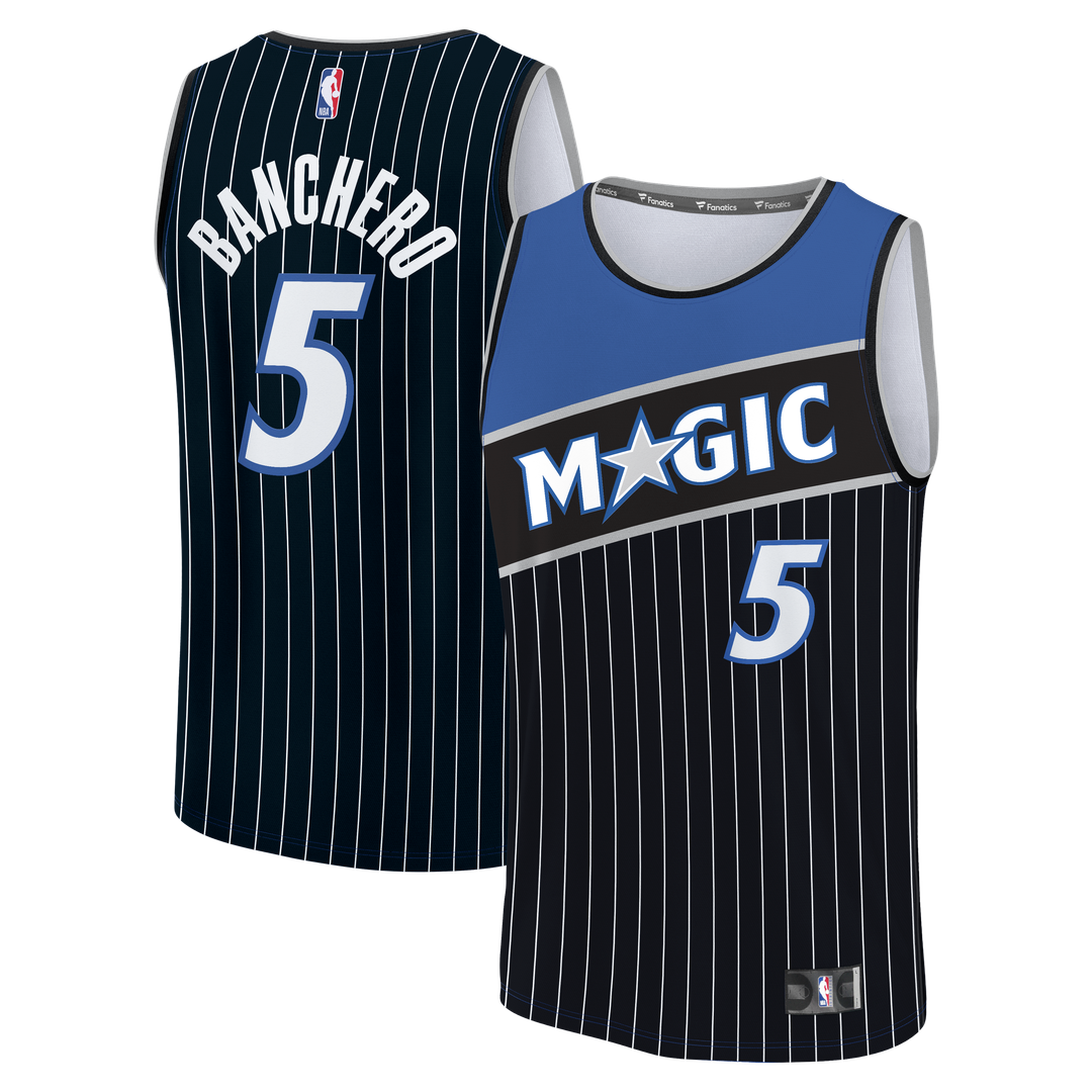 Paolo Banchero | Orlando Magic | Fast Break Jersey - Statement Edition - Black