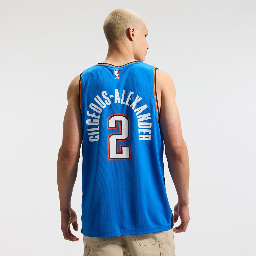 Shai Gilgeous-Alexander | Oklahoma City Thunder | Fast Break Replica Player Jersey - Icon Edition - Blue