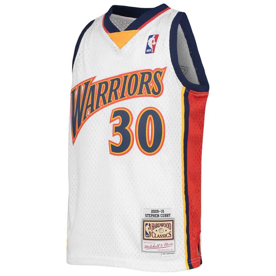 Stephen Curry | Golden State Warriors | Youth 2009 - 10 Hardwood Classics Swingman Jersey - White