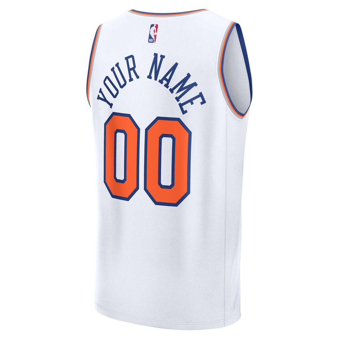 New York Knicks | Youth Fast Break Custom Replica Jersey - Blue - Icon Edition
