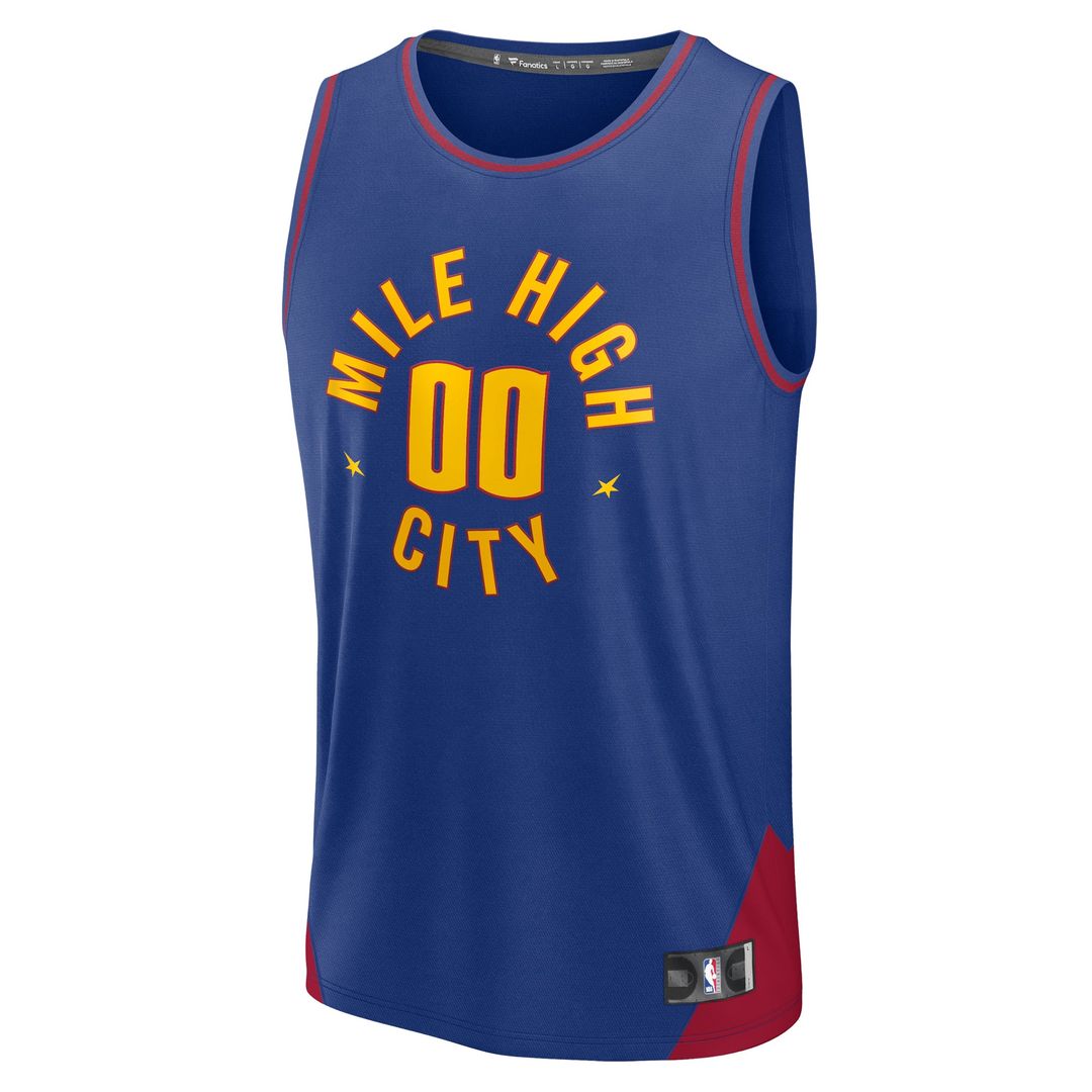 Denver Nuggets | Fast Break Custom Jersey - Statement Edition - Blue