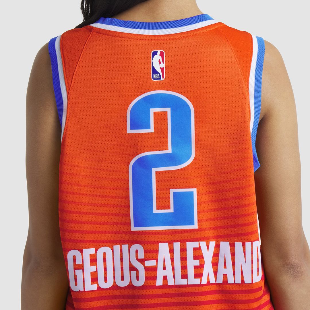 Shai Gilgeous-Alexander | Oklahoma City Thunder | Unisex Swingman Jersey - Statement Edition - Orange