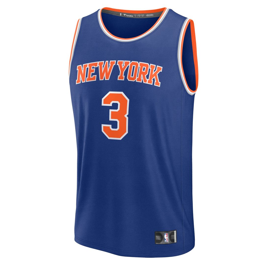 Josh Hart | New York Knicks | Youth Fast Break Replica Player Jersey - Blue - Icon Edition