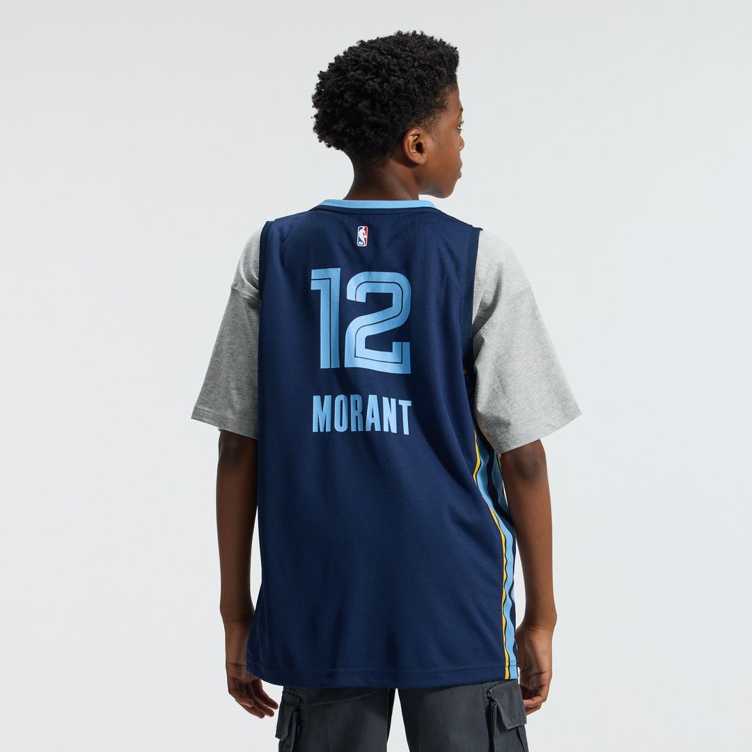 Ja Morant | Memphis Grizzlies | Youth Fast Break Replica Player Jersey - Icon Edition - Navy