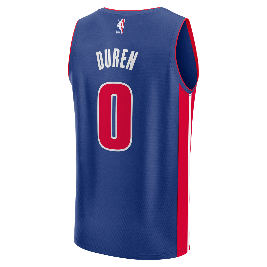 Jalen Duren | Detroit Pistons | Fast Break Replica Jersey - Icon Edition - Blue