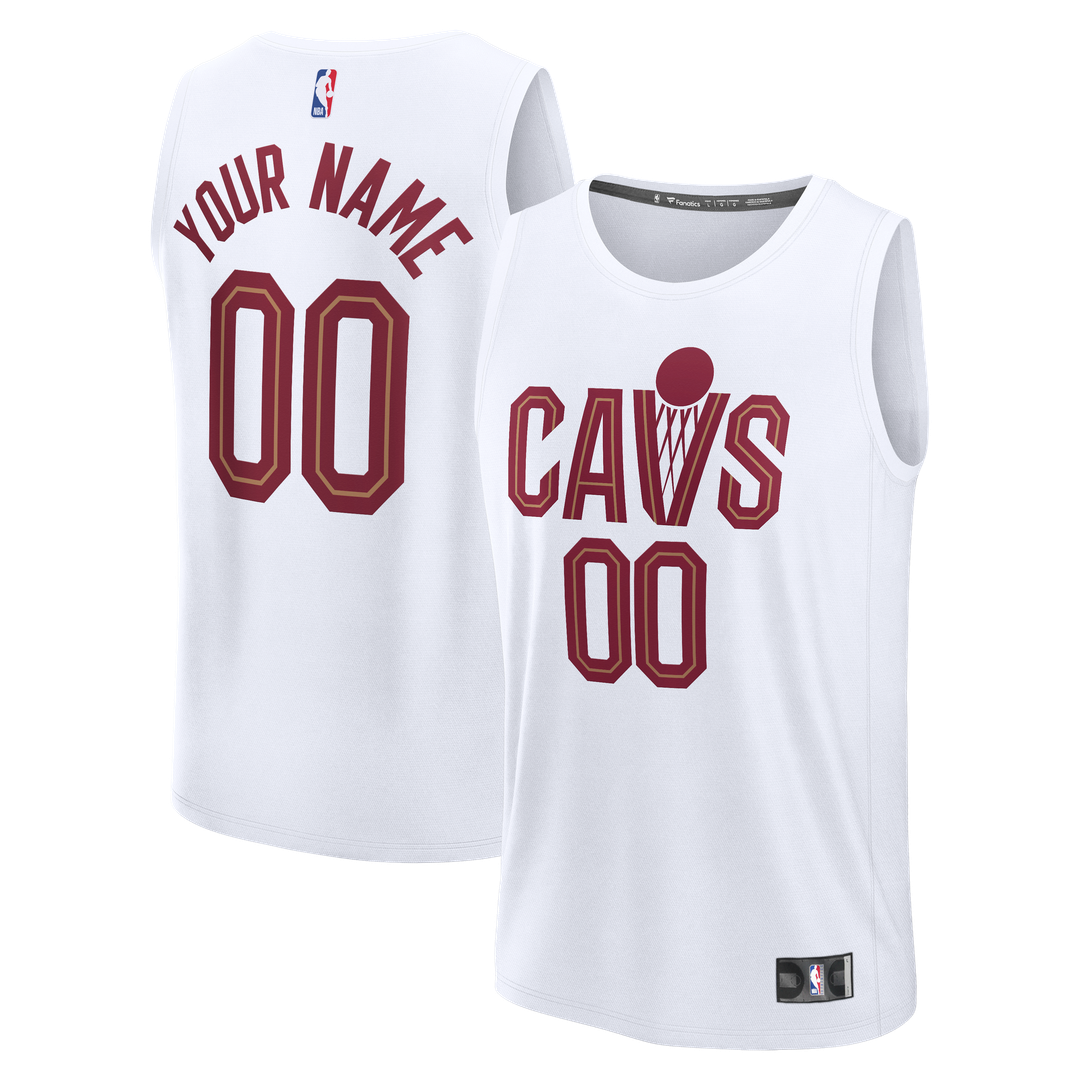 Cleveland Cavaliers | Youth Fast Break Custom Jersey - Statement Edition - Black