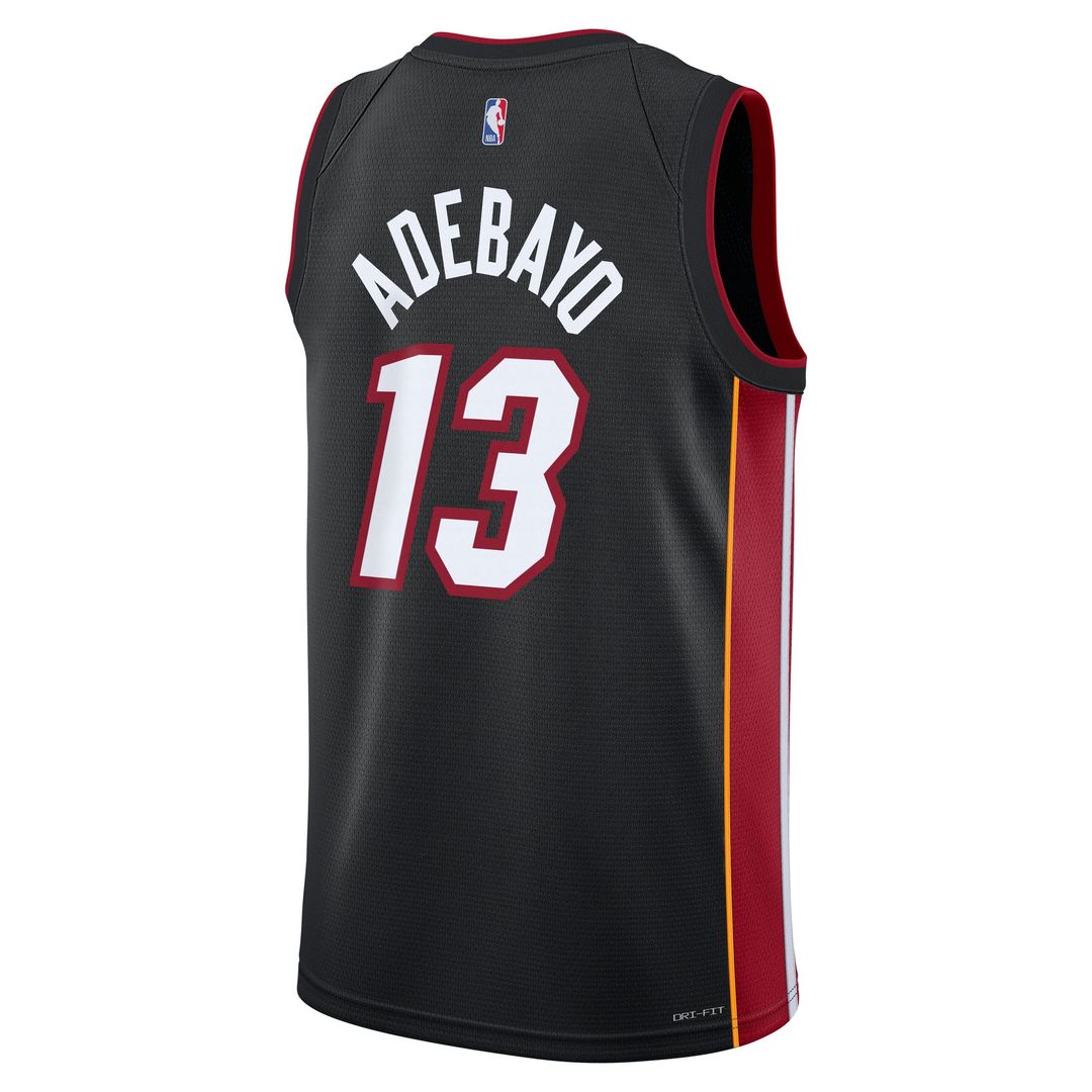 Bam Adebayo | Miami Heat | Youth Swingman Jersey - Icon Edition - Black
