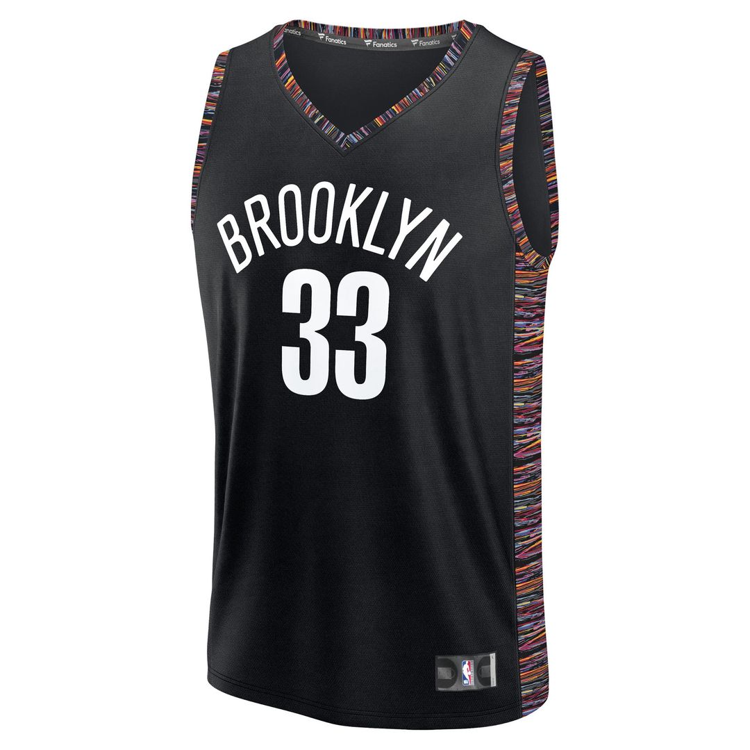 Nic Claxton | Brooklyn Nets | 2025/26 City Edition Fast Break Jersey - Black