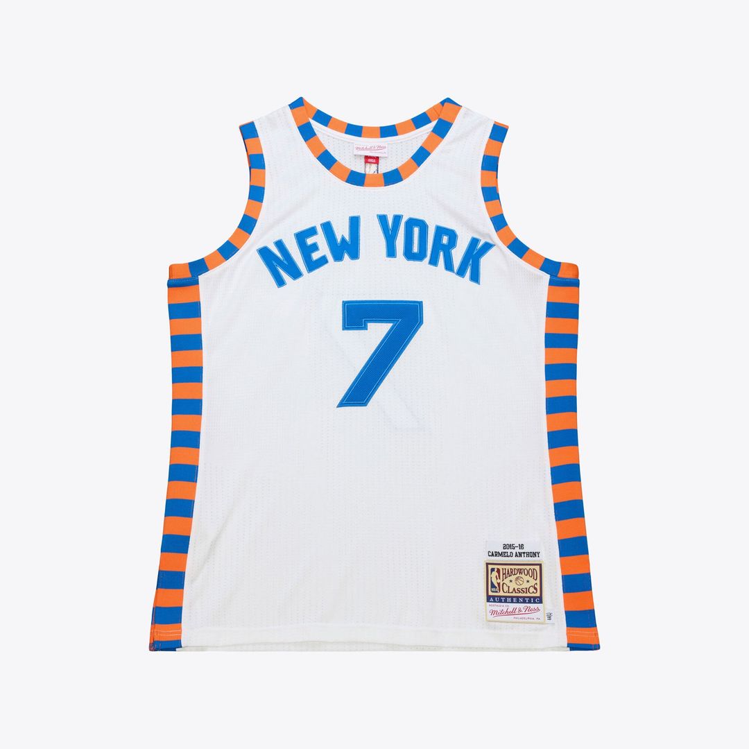 Carmelo Anthony | New York Knicks | 2015 - 16 Hardwood Classics Jersey - White