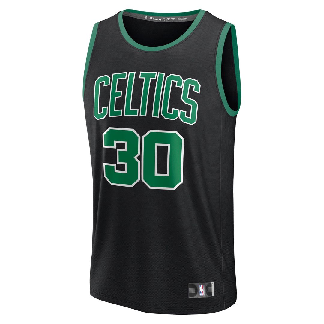 Sam Hauser | Boston Celtics | Fast Break Replica Player Jersey - Statement Edition - Black