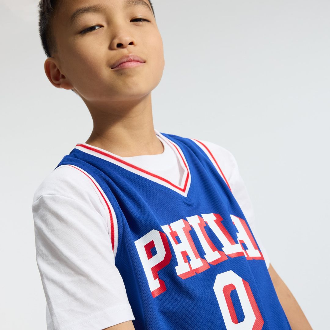 Tyrese Maxey | Philadelphia 76ers | Youth Fast Break Replica Player Jersey - Icon Edition - Royal