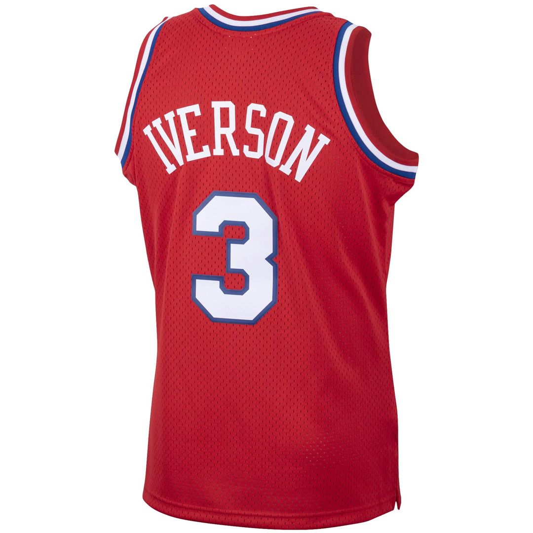 Allen Iverson | Philadelphia 76ers | 2002/03 Hardwood Classics Swingman Jersey - Red