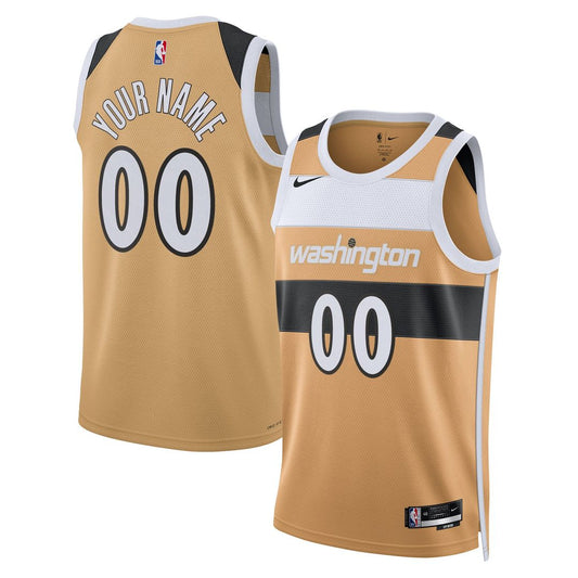 Washington Wizards | Unisex 2025/26 City Edition Swingman Custom Jersey - Gold