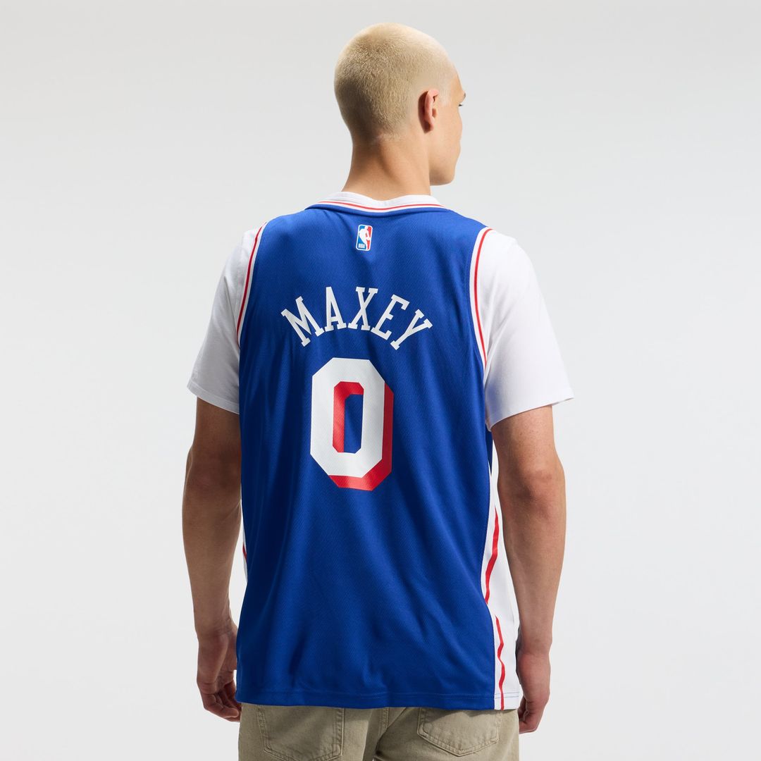 Tyrese Maxey | Philadelphia 76ers | Fast Break Replica Player Jersey - Icon Edition - Royal