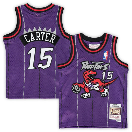 Vince Carter | Toronto Raptors | Infant 1998/99 Hardwood Classics Retired Player Jersey - Purple