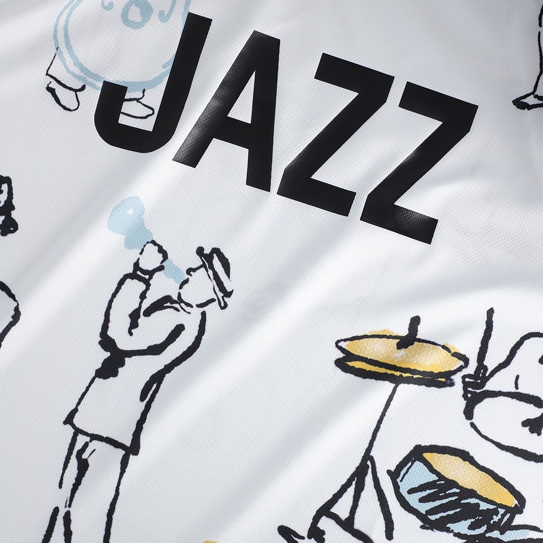 NBA & KidSuper Studios by | Utah Jazz | Unisex Hometown Jersey - White