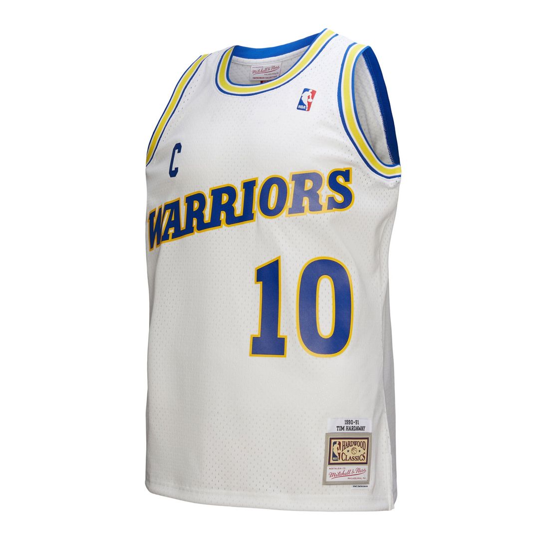 Tim Hardaway | Golden State Warriors | Hardwood Classics 1990/91 Swingman Jersey - White