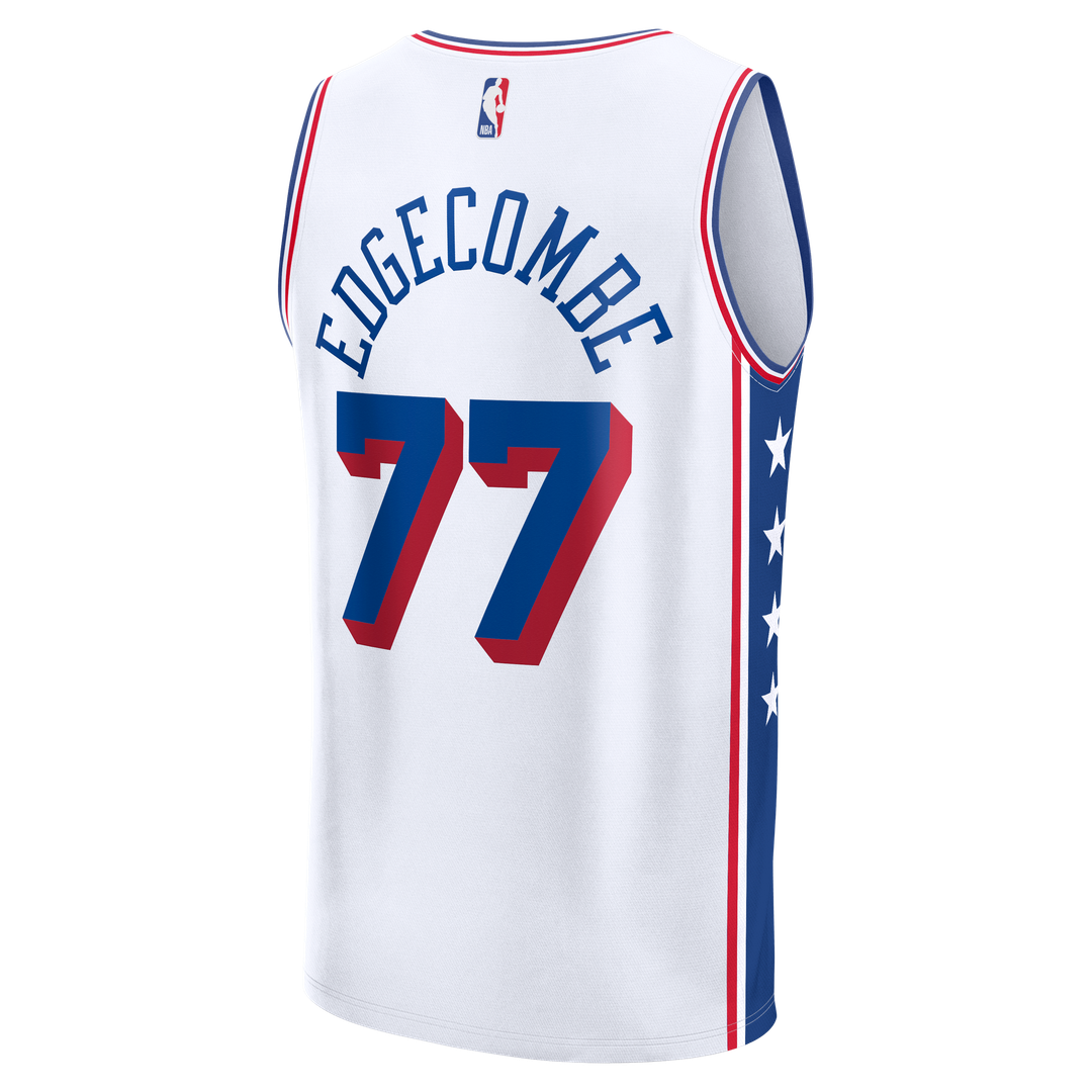 VJ Edgecombe | Philadelphia 76ers | Fast Break Replica Jersey - White - Association Edition