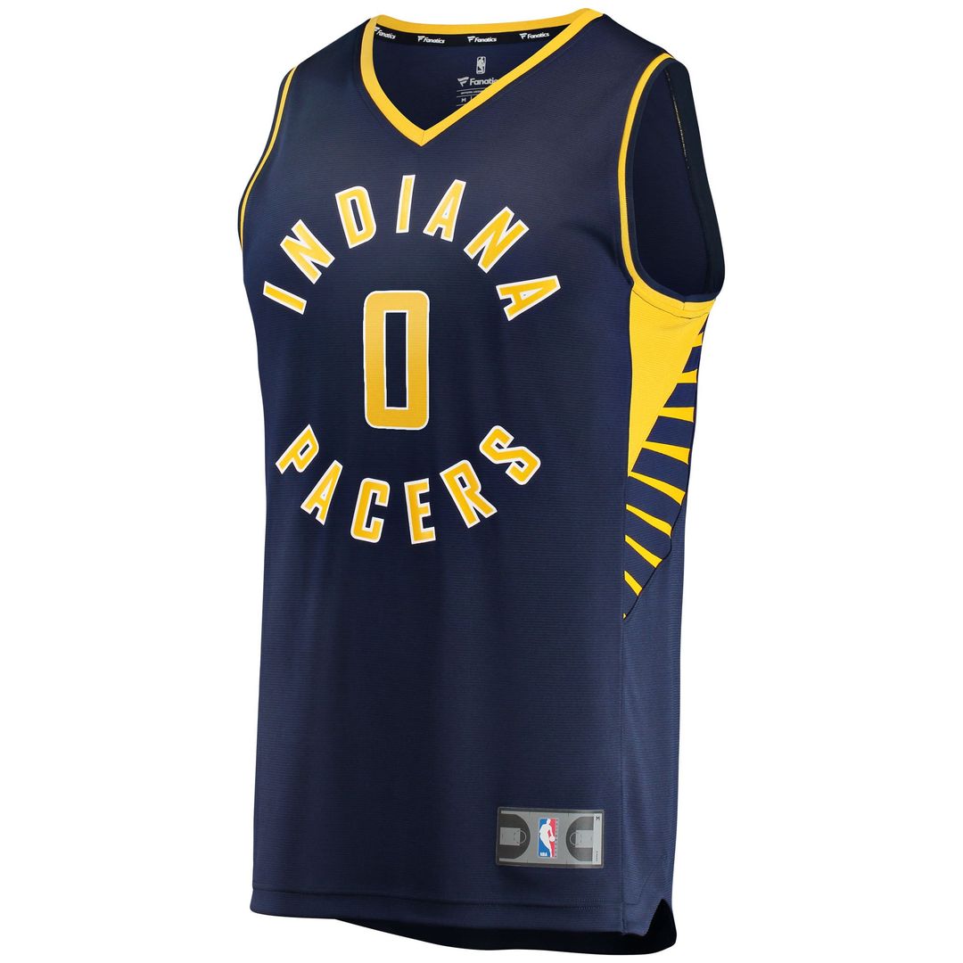 Tyrese Haliburton | Indiana Pacers | Youth 2021/22 Fast Break Replica Jersey - Icon Edition - Navy