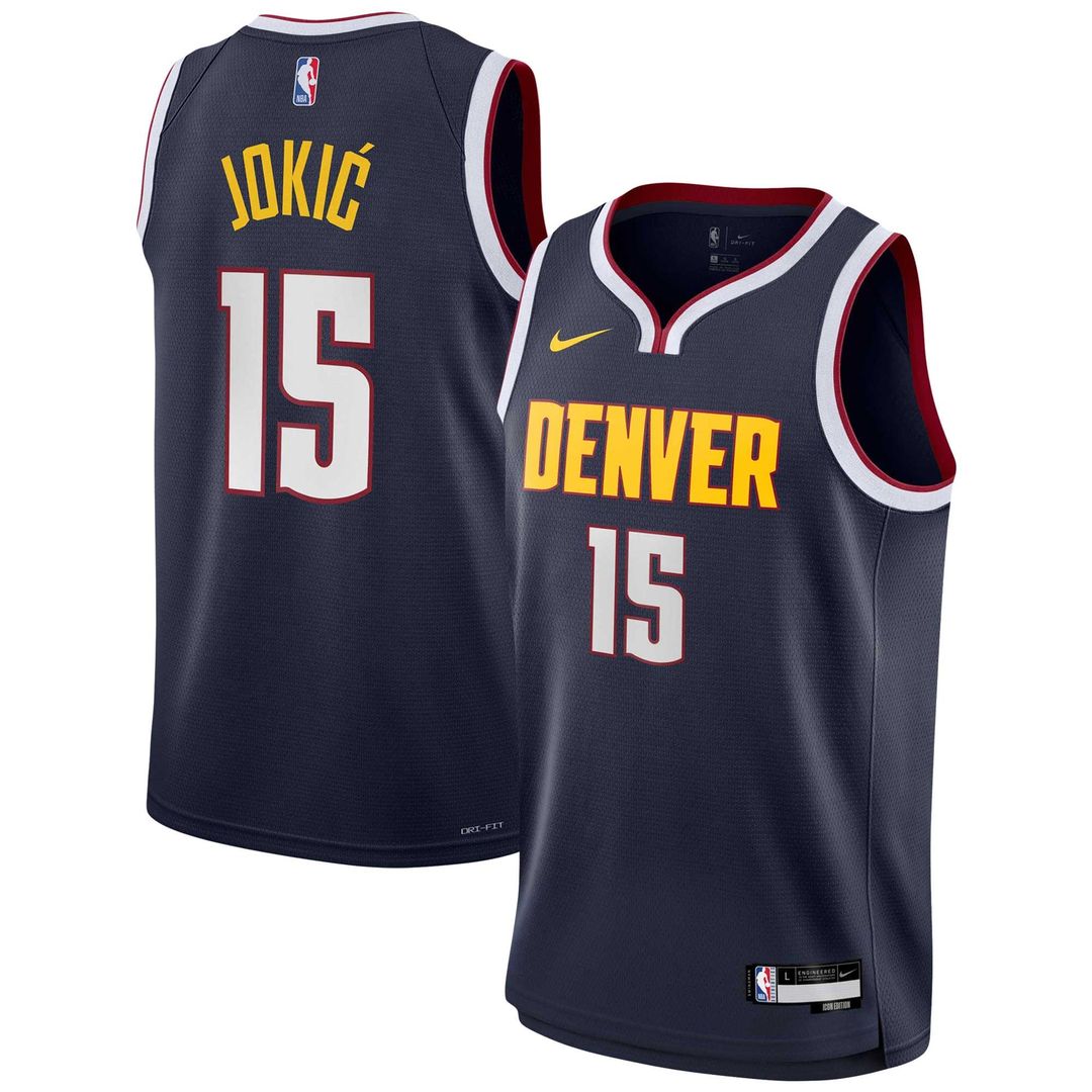 Nikola Jokic | Denver Nuggets | Youth Swingman Jersey - Icon Edition - Navy
