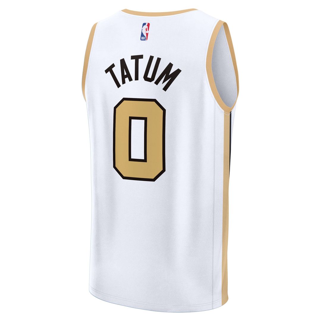 Jayson Tatum | Boston Celtics | 2025/26 City Edition Fast Break Jersey - White