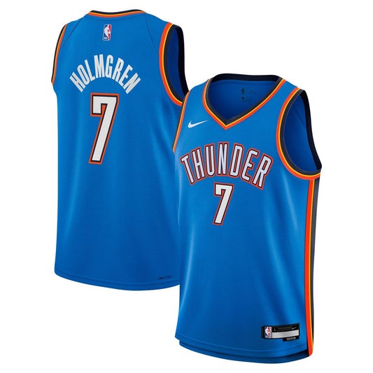 Chet Holmgren | Oklahoma City Thunder | Youth Swingman Jersey - Icon Edition - Blue