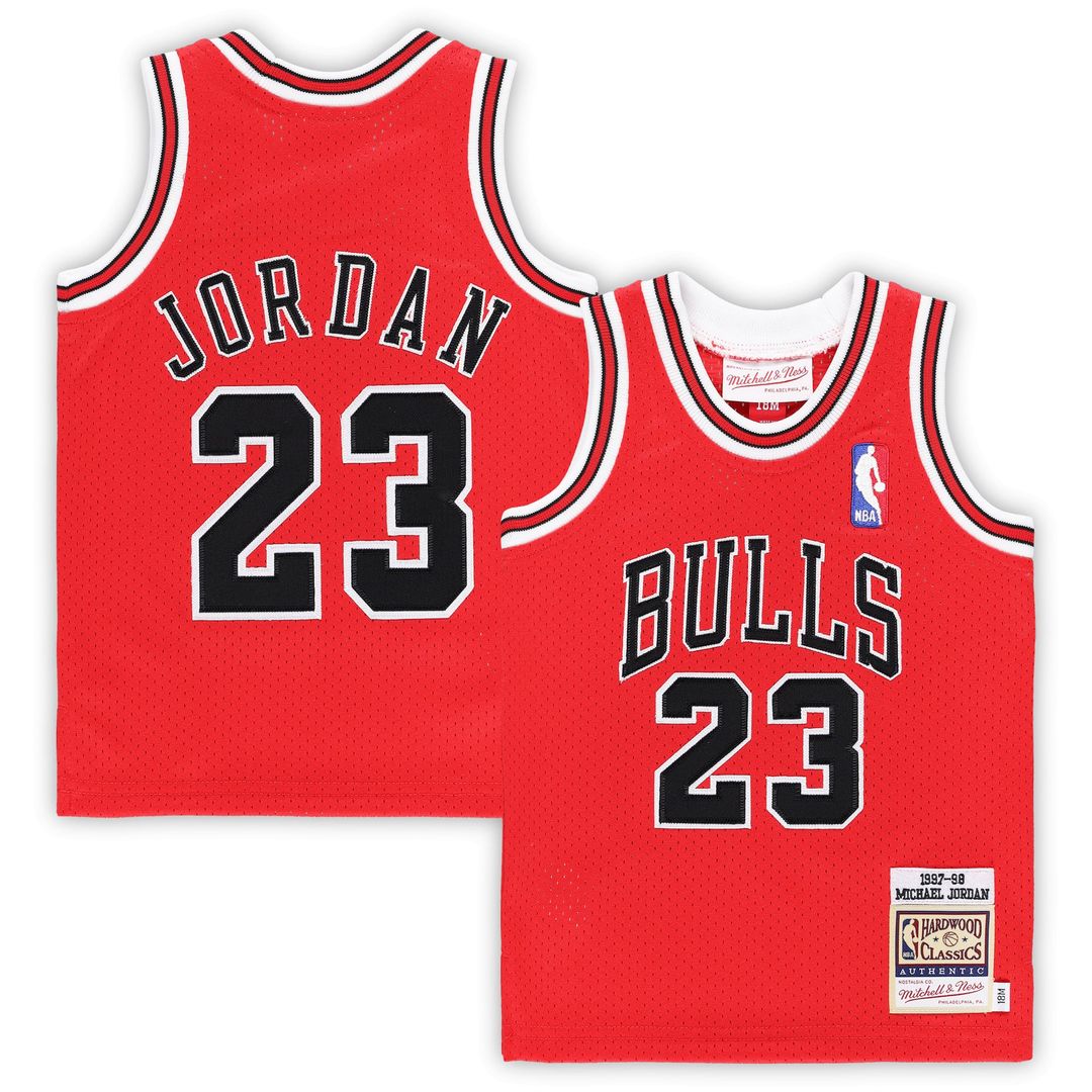 Michael Jordan | Chicago Bulls | Infant 1985/86 Hardwood Classics Jersey - Red