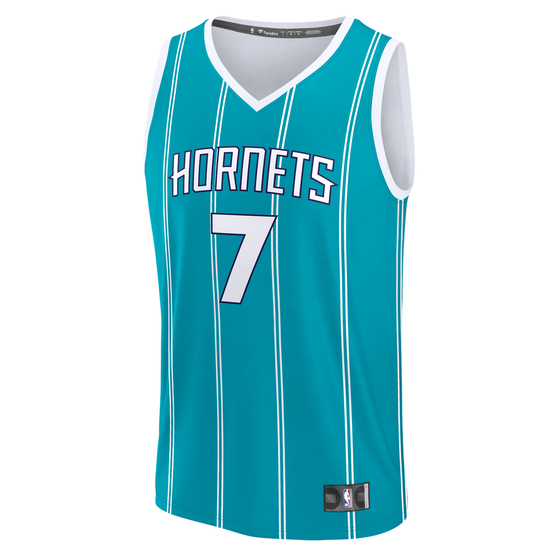 Kon Knueppel | Charlotte Hornets | 2025 NBA Draft First Round Pick Fast Break Replica Jersey - Icon Edition - Teal